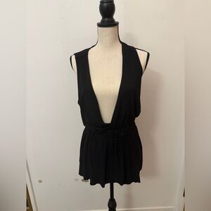 Vintage Balenciaga Paris Plunging Mini Dress